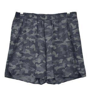lululemon Surge Short *Liner 6" Size Large in Variegated Mesh Camo Black